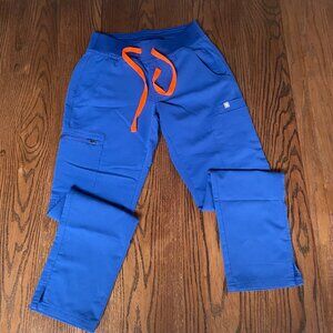 Figs Brand Yolas - Winning Blue with Orange Ties Size XXSP